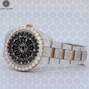 Reloj de Lujo Charm_Jewells para Mujer con Incrustaciones de Diamantes, Caja Tonneau, Acero Inoxidable, Analógico, Cuarzo, Cierre Plegable, 38mm - Product Image 3