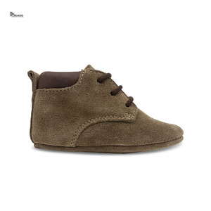 RELEVO INDUSTRIES Zapatos de Bebé de Cuero de Alta Calidad, Suela de Gamuza Suave, Cordones, Ligeros, Cómodos, Unisex, Primeros Pasos - Product Image 2