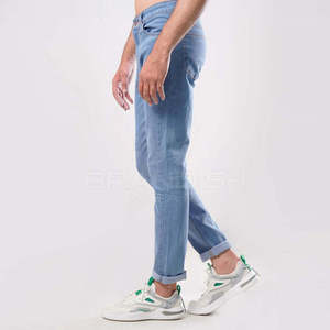 Men's Slim Fit Denim <b>Jeans</b> <b>with</b> Customizable Size Color Street Style Design <b>Jeans</b> Pant For Men - Product Image 4