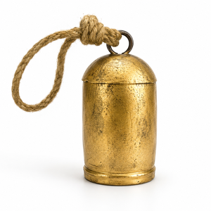 Campana de Hierro Rústica Estilo Vintage para Ganado, Campana Colgante para Seguimiento de Animales de Granja, Uso en Exteriores y Decoración de Casas de Campo - Product Image 5