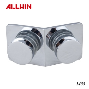 OEM ODM Personnalisé - Pince de fixation en laiton massif pour étagère de douche en verre - Quincaillerie en laiton massif pour verre - Product Image 5