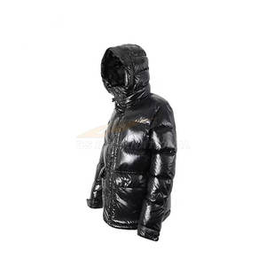 Wholesale <b>Mens</b> Lightweight Puffer Down Jacket Winter Season Hooded Streetwear Outerwear - Product Image 4