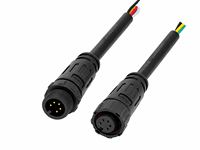 Konektor Kabel Tahan Air IP68 Submersible Male Female untuk Pengkabelan Listrik Luar Ruangan