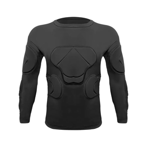 Camiseta de Compresión Protectora para Fútbol, con Protección Acolchada en el Pecho y Costillas, Capa Base para Entrenamiento de Alto Rendimiento, Jersey Acolchado para Portero - Product Image 5