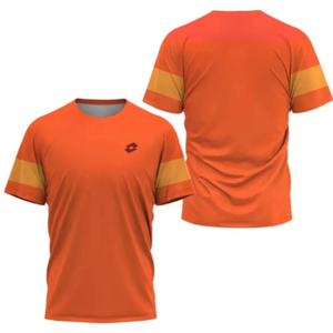 Uniforme de Fútbol Americano Unisex Personalizado con Colores, Cuello Redondo, Manga Corta, Nombre del Jugador, Impresión por Sublimación, Poliéster - Product Image 6