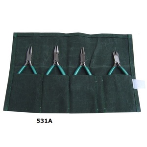 Ensemble de pinces de haute qualité dans un étui en toile, idéal pour la fabrication de bijoux, vente en gros, prix le plus bas, meilleur produit pour la création de bijoux - Product Image 3