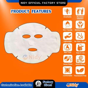 Masque oculaire jetable Nidy en tissu SMS à usage médical pour la protection en spa, salon et bien-être - Product Image 4