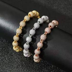 Wholesale Supply Handmade Luxury Moissanite Diamond Cuban Link Bracelet <b>for</b> <b>Men</b> and Women Available <b>for</b> Export Price - Product Image 3