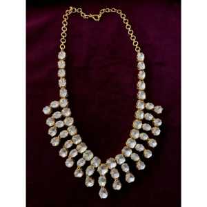 สร้อยคอจี้เพชรสีเงิน92.5ดีไซน์หรู - Product Image 1