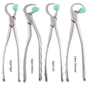 Ensemble de forceps d'extraction dentaire en acier inoxydable réutilisable de haute qualité, 4 pièces - Product Image 5