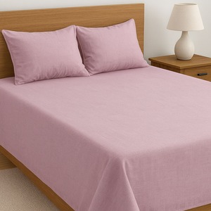 Beauty Bush 300 Thread Count Pure Bamboo Solid Color Bedsheet Ultra-Soft Cooling Hypoallergenic Luxury Bed <b>Linen</b> for Bedroom - Product Image 2