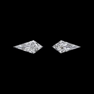 Diamante cultivado en laboratorio con forma de cometa, forma personalizada calibrada, claridad VVS, color DEF, para la fabricación de joyas al por mayor. - Product Image 3