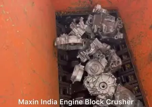 Déchiqueteuses de métaux industrielles robustes semi-automatiques pour blocs de moteur – Broyeurs de ferraille - Product Image 3