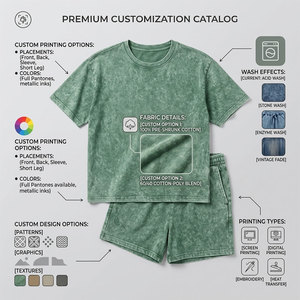 Plus Size Women's Green <b>Knitted</b> 2-Piece <b>Set</b> Crew Neck Regular T-Shirt Knee Shorts Casual Autumn Wear High Street Style - Product Image 4