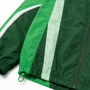 Men's Green Color Blocked <b>Windbreaker</b> Jacket Set Water Resistant All Seasons Outdoor Custom <b>Windbreaker</b> Sets - Product Image 6