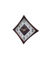 Reloj de Pared de Lujo Hecho a Mano con Movimiento de Cuarzo, Forma de Diamante, MDF, para Decoración de Hogar y Oficina, Sala de Estar, USA