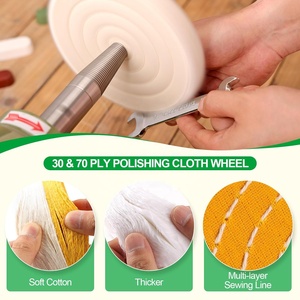 High Quality 4inch Abrasive Polishing <strong>Wheel</strong> Cotton Cloth Buffing <strong>Wheel</strong> Mirror Polishing <strong>Wheel</strong> for <strong>Bench</strong> <strong>Grinder</strong> - Product Image 6