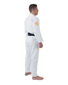 Uniforme de karaté professionnel unisexe, impression personnalisée sur le devant, prix bas, 100% coton, respirant, léger, style grappling - Product Image 3