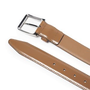 Cinturón de Cuero Vacuno de Alta Calidad para Hombre, Casual, para Jeans, Hebilla de Aleación, Duradero, Unisex, 3.5cm de Ancho, Moldeado en una Sola Pieza - Product Image 5