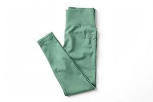 Legging de sport taille haute pour femme, uni, froncé, effet fessier galbé, séchage rapide, pour cyclisme, yoga, course et entraînement en extérieur - Product Image 3