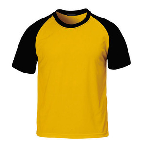 Camiseta de Algodón Grueso para Hombre, Negra, Transpirable, de Secado Rápido, Manga Corta, Corte Regular - Product Image 1