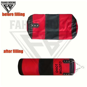 Sacs de frappe en cuir véritable, meilleur matériau à prix raisonnable, sacs de frappe lourds en PU entièrement personnalisables avec remplissage de sable - Product Image 4