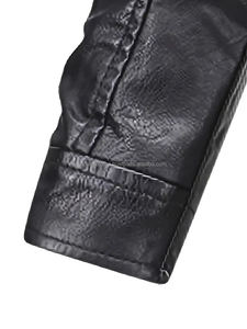 Veste de moto motard pour hommes de haute qualité en cuir véritable étanche à l'eau et au vent avec service de logo personnalisé - Product Image 4