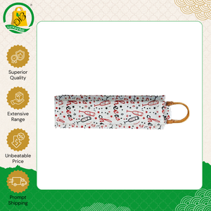 Exportador Indio Vende Bolsas de Yute de Alta Calidad con Bonito Estampado y Asa de Mimbre para Regalos Corporativos y Regalos de Navidad - Product Image 5