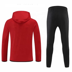 Best Quality Full Sized High Quality Men Blank Clothes <b>Hoodies</b> Tracksuit Custom Cropped Sweatsuit Sets - Product Image 2