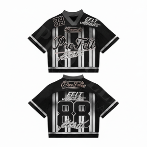 Camisetas Unisex Extra Grandes de Estilo Vintage, 100% Algodón, Transpirables, 300g, Ropa Hip Hop, Diseño de Logotipo Bordado Personalizado para Hombre - Product Image 5