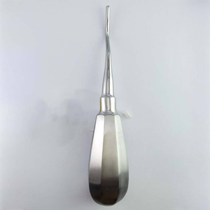 Instrumentos de puente óseo Heber, elevadores de raíz de acero inoxidable con certificación CE (tipo bayoneta), plateados, ergonómicos, reutilizables, modelo manual - Product Image 5