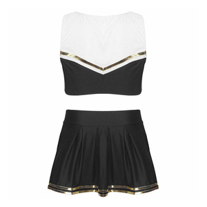 Uniforme de Porristas Personalizado de Alta Calidad, Material Transpirable, Talla Adulto para Mujer, Impresión por Sublimación Profesional - Product Image 3