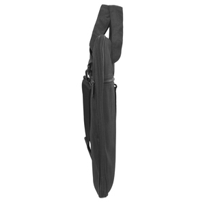 Universal Masonic Apron Soft Carry Case Black Zipper Travel <b>Bag</b> with Adjustable Shoulder Strap Handle and Front Storage Pocket - Product Image 2