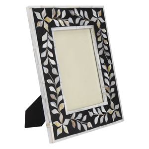 Handmade Luxury Bone Inlay <b>Wooden</b> <b>Photo</b> <b>Frame</b> with Traditional Indian Floral Artwork for Home Decor and Gift Wholesale. - Product Image 5