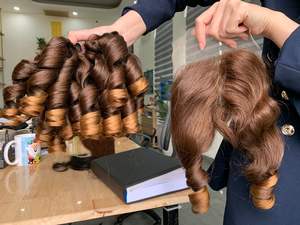 Meilleur prix pour Super Double Drawn Bouncy machine trame vietnamienne extension de cheveux humains colorés à la pointe faisceau - Product Image 3