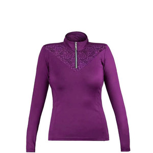 Traje Ecuestre de Lujo para Mujer, Ajustado, para Carreras, Equitación, Capa Base para Espectáculos, Tops para Correr, Capa Base con Botones y Cremallera - Product Image 3