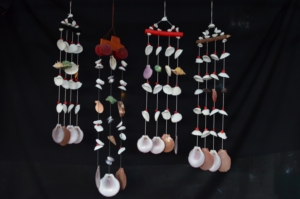 Handmade Eco-Friendly Natural Seashell Love Angel Wind Chime <b>Beaded</b> <b>Curtain</b> Living Room Decor - Product Image 6