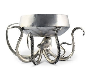 Cubo de Hielo de Lujo Hecho a Mano con Forma de Pulpo, Enfriador de Vino de Aleación de Aluminio de 16 Pulgadas, Capacidad de 3L para Fiestas - Product Image 1