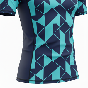 Camiseta de compresión sublimada al por mayor para hombre y mujer, para MMA, BJJ, Jiu Jitsu, entrenamiento sin gi, top duradero, traje de baño personalizado - Product Image 6