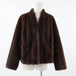 Abrigo de Piel Sintética Color Crema para Mujer, Estilo Teddy, Frente Abierto, Hombros Caídos, Cuello con Muescas, Chaqueta Gruesa de Invierno - Product Image 3
