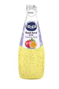 Proveedor de Vietnam, Bebida de Semillas de Albahaca en Botella de Vidrio de 290 ml, Bebida con Sabor Natural, OEM, Marca Privada, Exportación al por Mayor - Product Image 3