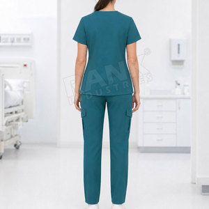 Best Selling <b>Nurse</b> Uniform Breathable <b>Nurse</b> <b>Scrub</b> Uniform High Quality Quick Dry <b>Nurse</b> Uniform - Product Image 4