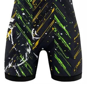 <b>Men's</b> Plus Size Printed Tank Top O-Neck Casual Wear Sublimation Design Black Yellow Green Pattern Knitted Polyester - Product Image 5