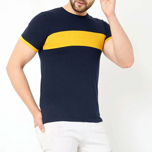 เสื้อยืดผู้ชายแขนสั้นทรงโอเวอร์ไซส์ ผ้าถัก 100% คอตตอน สีสันตามสั่ง แห้งเร็ว ระบายอากาศดี สไตล์ลำลอง - Product Image 2
