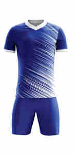 ชุดฟุตบอลคุณภาพสูงจากผู้ผลิตปากีสถาน ระบายอากาศได้ดี น้ำหนักเบา ผลิตจากโพลีเอสเตอร์ 100% ป้องกันแบคทีเรีย เป็นมิตรกับสิ่งแวดล้อม แห้งเร็ว - Product Image 2