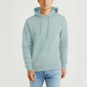 Sajjawal Zipper-Up Regular Fit 100% Cotton Fleece Heavyweight Solid Breathable Eco-Friendly <b>Waterproof</b> Winter Hip Hop Mens - Product Image 1