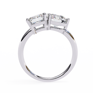 Bagues de fiançailles en or massif 10k, 14k, 18k avec diamant de laboratoire cultivé CVD HPHT certifié IGI Gia, taille marquise, pour femmes et hommes - Product Image 2
