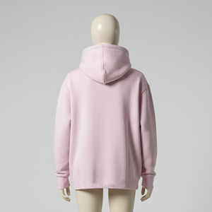 Sudadera con capucha rosa personalizada con estampado gráfico, oversize para hombre, de peso pesado, estilo streetwear, con estampado en relieve de esqueleto, de forro polar, fabricante - Product Image 5