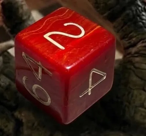 <b>Resin</b> <b>Crafts</b> dice Two Color Dice Polyhedral 16mm DND RPG Dice for Board or Card Game Role Playing Plastic Dice Set - Product Image 1
