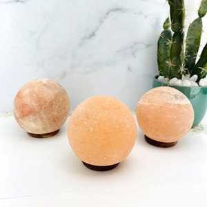 Lámpara de Sal Rosa del Himalaya Auténtica, Hecha a Mano, Luz de Roca de Cristal, Brillo Natural, Pieza Decorativa, Relajante, Decoración Natural para el Hogar - Product Image 3